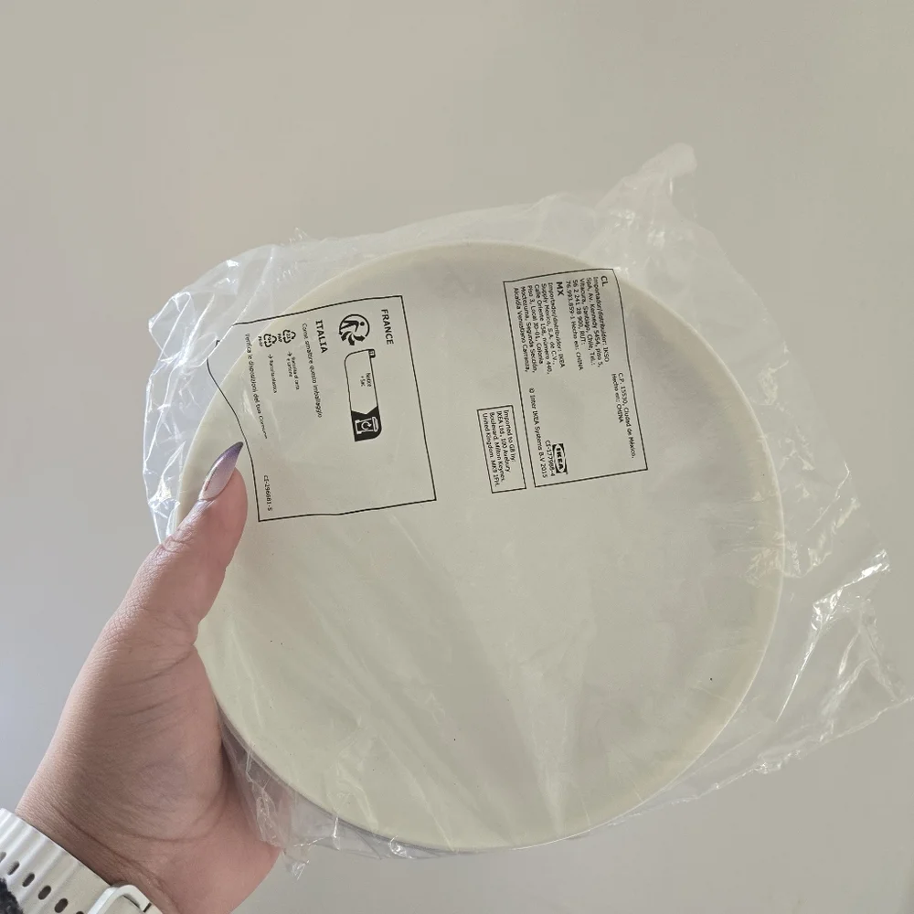 (Open Bag) New KALAS Colorful Stackable Plates